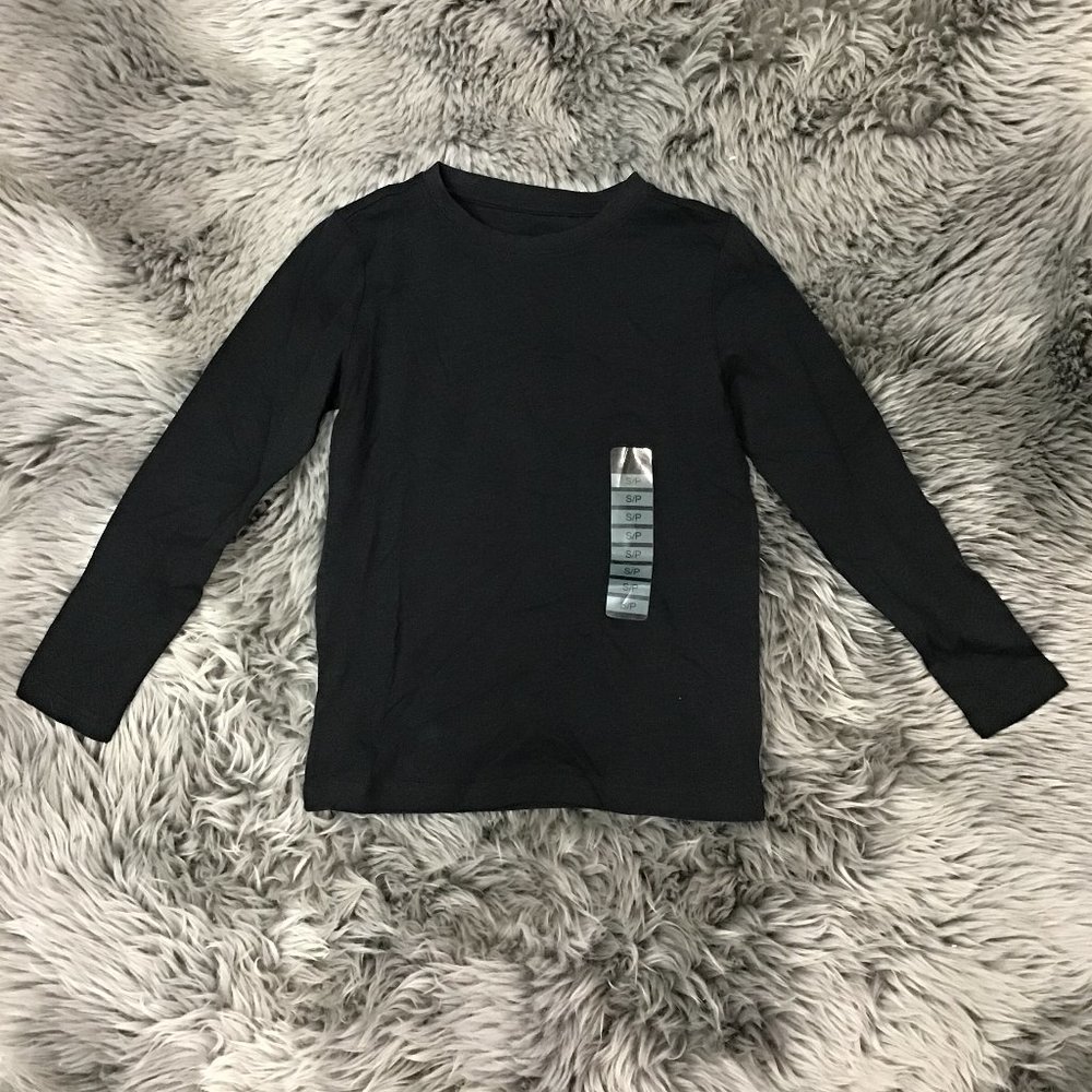 Manguun | Children's Long Sleeve Shirt | Black | Small